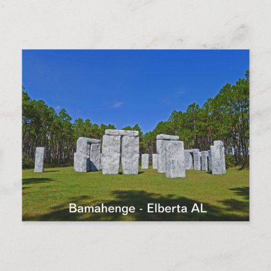 Bamahenge - Elberta AL Briefkaart (Voorkant)