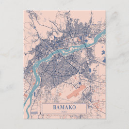 Bamako Mali Breezy Stad Kaart Reizen