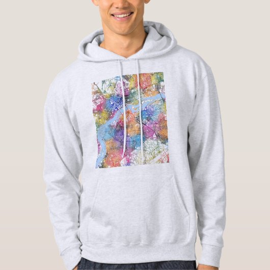 Bamako Mali City Map Hoodie (Voorkant)