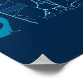 Bamako - Mali Peace City Map Poster (Hoek)