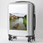 Bamberg Beieren Regnitz Rivier Schilder Effect Kun Sticker (Koffer)