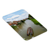 Bamberg Beieren Regnitz-rivier Schildering Effect  Magneet (Rechterzijde)