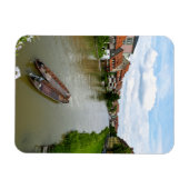Bamberg Beieren Regnitz-rivier Schildering Effect  Magneet (Horizontaal)