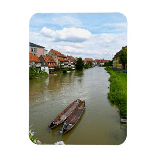 Bamberg Beieren Regnitz-rivier Schildering Effect Magneet