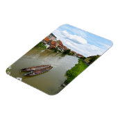 Bamberg Beieren Regnitz-rivier Schildering Effect  Magneet (Linkerzijde)