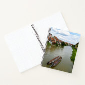 Bamberg Beieren Regnitz-rivier Schildering Effect  Notitieboek (Binnen)