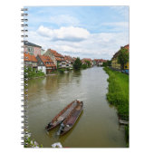 Bamberg Beieren Regnitz-rivier Schildering Effect  Notitieboek (Voorkant)