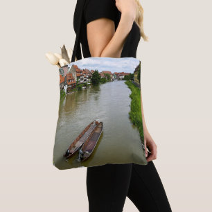 Bamberg Beieren Regnitz-rivier Schildering Effect Tote Bag