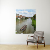 Bamberg Beieren Regnitz-rivier Schildering Effect  Wandkleed (In situ)