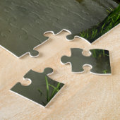 Bamberg Beieren Regnitz-rivier Schilderingseffect Legpuzzel (Zijkant)
