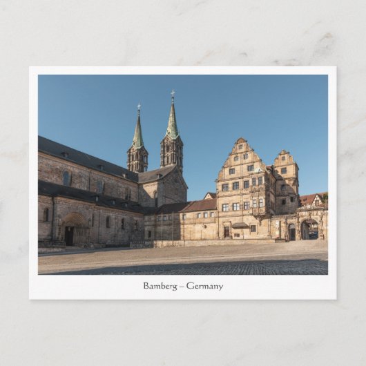 Bamberg Cathedral, Duitsland Briefkaart (Voorkant)