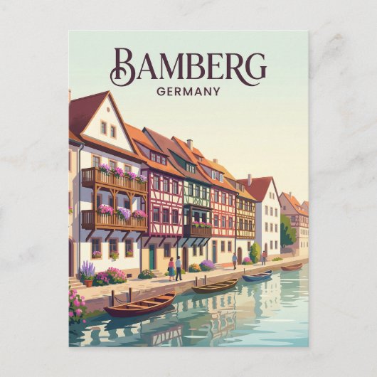 Bamberg Duitsland Briefkaart (Voorkant)