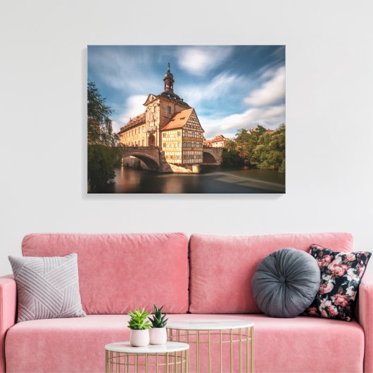Bamberg Duitsland Canvas Afdruk (Insitu (Woonkamer))