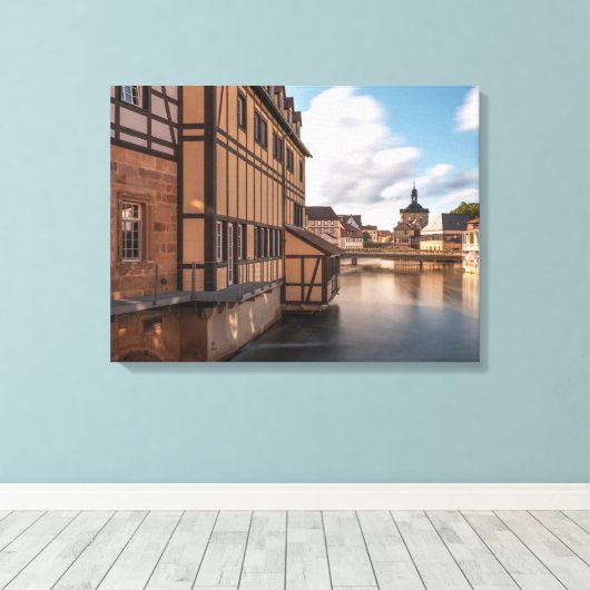Bamberg Duitsland Canvas Afdruk (Insitu (Houten vloer))