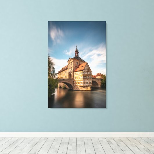 Bamberg Duitsland Canvas Afdruk (Insitu (Houten vloer))