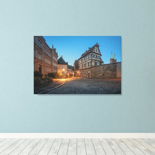 Bamberg Duitsland Canvas Afdruk (Insitu (Houten vloer))