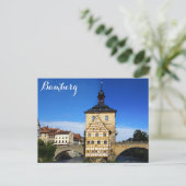 Bamberg Duitsland City Hall Briefkaart (Staand voorkant)