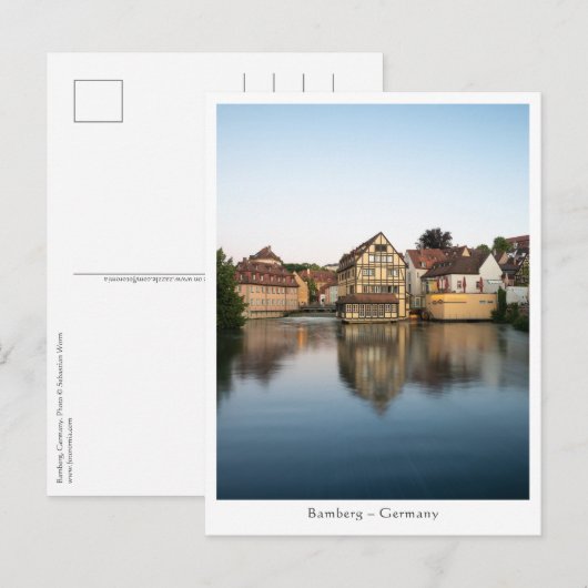 Bamberg Duitsland Foto Briefkaart (Voorkant / Achterkant)