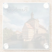 Bamberg Duitsland Glazen Onderzetter (Achterkant)