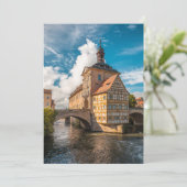 Bamberg Duitsland Kaart (Staand voorkant)