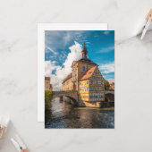 Bamberg Duitsland Kaart (Voorkant / Achterkant in situ)