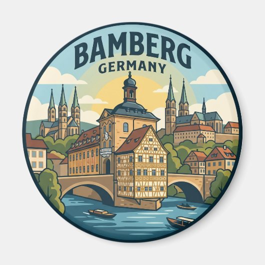 Bamberg Duitsland Magneet (Voorkant)