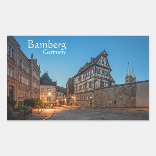 Bamberg Duitsland Rechthoekige Sticker (Voorkant)