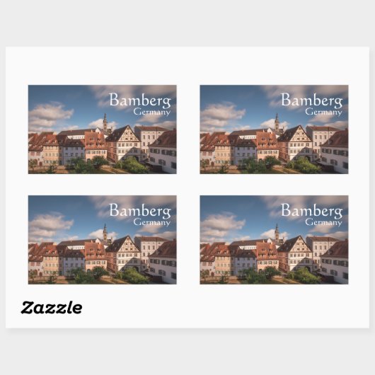 Bamberg Duitsland Rechthoekige Sticker (Vel)