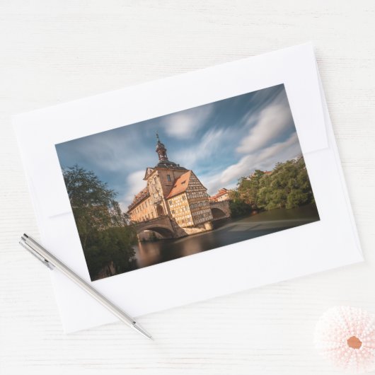 Bamberg Duitsland Rechthoekige Sticker (Envelop)