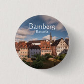 Bamberg Duitsland Ronde Button 3,2 Cm (Voorkant)