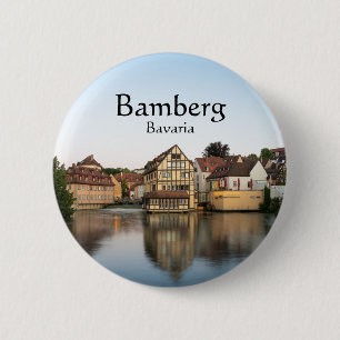 Bamberg Duitsland Ronde Button 5,7 Cm