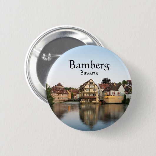Bamberg Duitsland Ronde Button 5,7 Cm (Voorkant /achterkant)