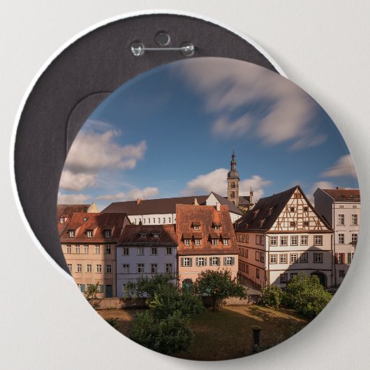 Bamberg Duitsland Ronde Button 6,0 Cm (Voorkant /achterkant)