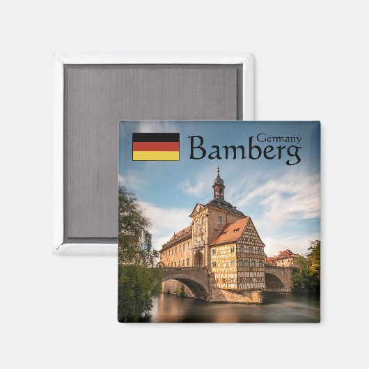 Bamberg Duitsland Souvenir Magneet (Voorkant / Achterkant)