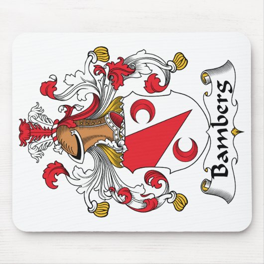 Bamberg Family Crest Muismat (Voorkant)