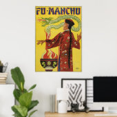 Bamberg ~ Fu Manchu Magicia ~  Magische Akte Poster (Thuiskantoor)