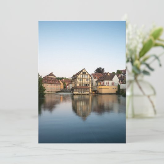 Bamberg Germany Foto Kaart (Staand voorkant)