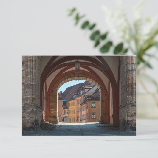 Bamberg Germany Kaart (Staand voorkant)