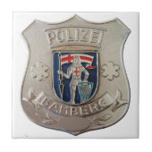 Bamberg Polizei Tegeltje (Voorkant)