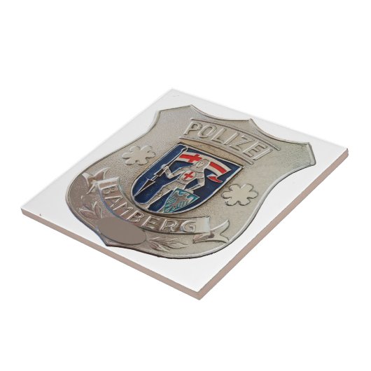 Bamberg Polizei Tegeltje (Zijkant)