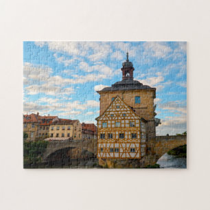 Bamberg Raadhuis Fachwerkhaus Duitsland. Legpuzzel