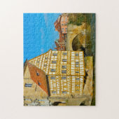Bamberg Town Hall Fachwerkhaus Duitsland. Jigzaag  Legpuzzel (Verticaal)