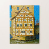 Bamberg Town Hall Fachwerkhaus Duitsland. Legpuzzel (Verticaal)