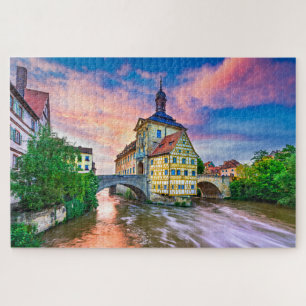 Bamberg zonsondergang in Duitsland Legpuzzel