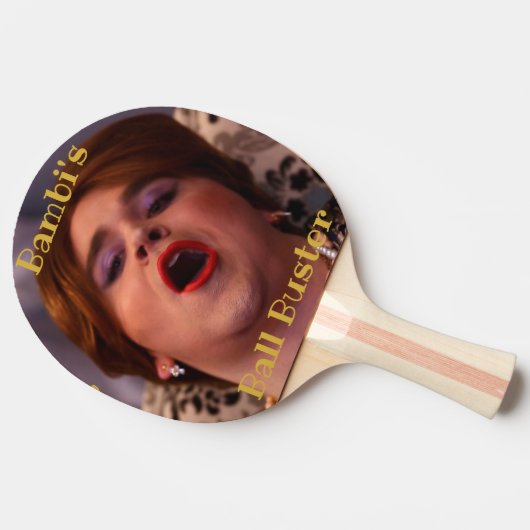 Bambi Ball Buster Ping-Pong Paddle Tafeltennisbatje (Zijkant)