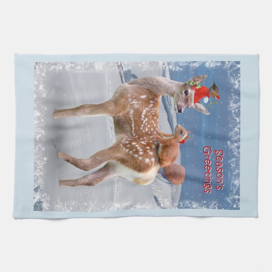 Bambi en Friends Kitchen Towel Theedoek (Horizontaal)