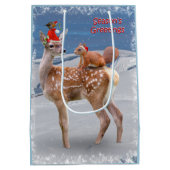 Bambi en Friends Medium Gift Bag Cadeauzakje (Achterkant)