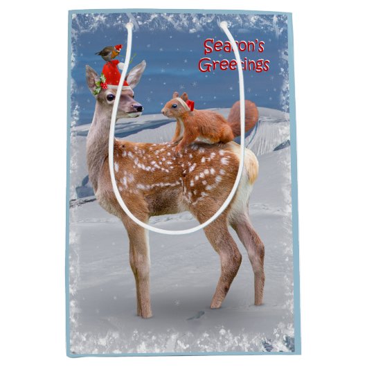 Bambi en Friends Medium Gift Bag Medium Cadeauzakje (Voorkant)