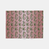 Bambi Meadow Fleece Blanket (Dusty Pink Mix) (Voorkant (Horizontaal))