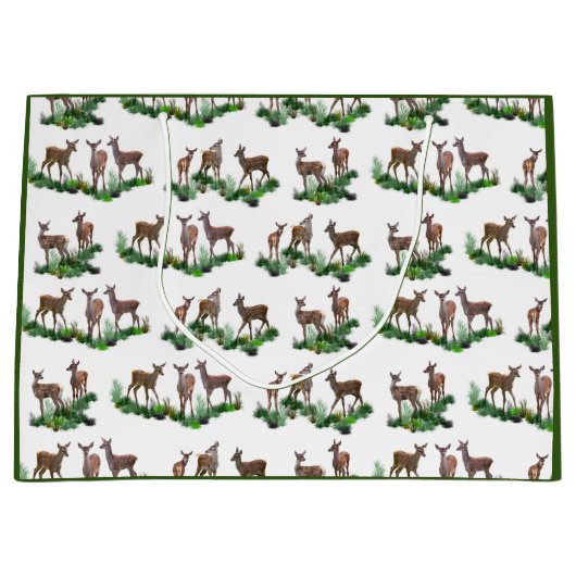 Bambi Meadow Gift Bag Groot Cadeauzakje (Voorkant)